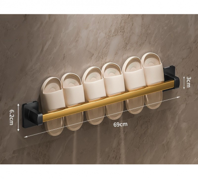 Giá Treo Dép Đi Trong Nhà Tiện Lợi Không Cần Khoan Tường-Nhiều Size