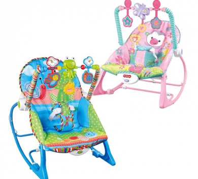  Ghế Rung Rocker Cao Cấp Cho Bé Đa Chế Độ, Ghế Bập Bênh Nằm Chơi (Chính Hãng)